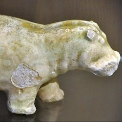 Byblos, Statuette of a hippopotamus