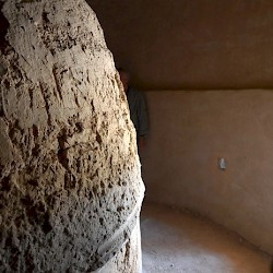 Fayaz Tepe, Stupa, inside
