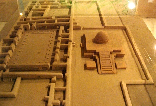 Fayaz Tepe, Monastery and Stupa, model