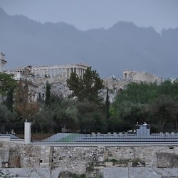 Athens, Kerameikos, View of the Acropolis