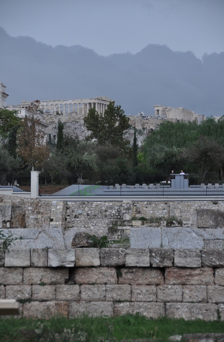 Athens, Kerameikos, View of the Acropolis