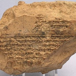 Tablet with a list of eclipses between 518 and 465, mentioning the death of king Xerxes