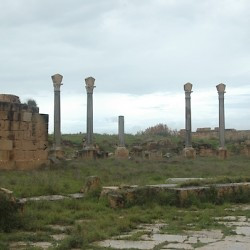 Lepcis Magna, Plaza, Market building