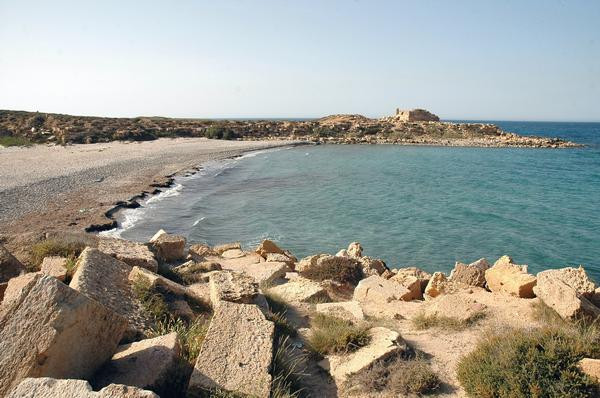 Lepcis Magna, Entrance of the port