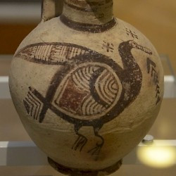 Cyprus, Archaic pottery with a picture of a duck