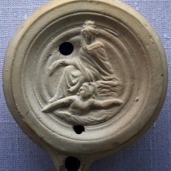 Cyprus, Oil lamp with the Tyche of Antioch