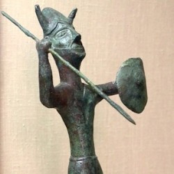 Enkomi, Temple of the Ingot God, Statuette of the Ingot God