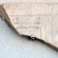 Isthmia, Fragment of a Christian Inscription