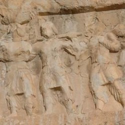 Bishapur, Relief 3, Tribute bearers