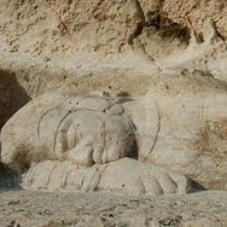 Bishapur, Relief 5, Dead enemy
