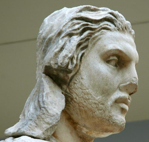 Halicarnassus, Mausoleum, portrait of a man believed to be Maussolus.