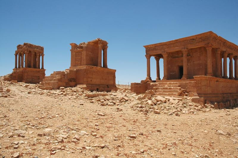 Ghirza, Northern necropolis, mausolea C, B, and A