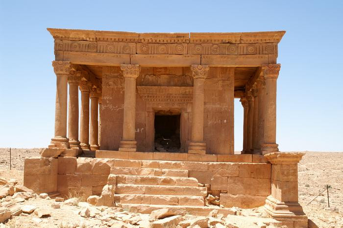 Ghirza, Mausoleum North A, façade