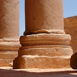 Ghirza, Mausoleum North A, column bases
