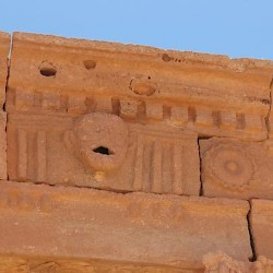 Ghirza, Mausoleum North A, decoration: metope