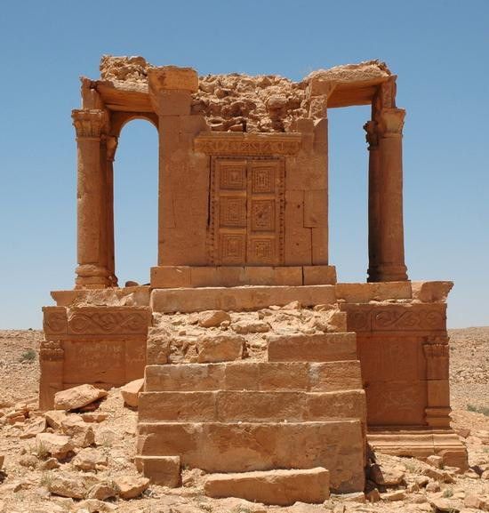 Ghirza, Mausoleum North B, façade