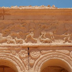 Ghirza, Mausoleum North C, decoration on the south side