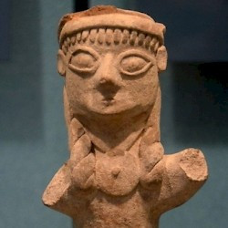 Old Paphos, Archaic figurine of a worshipper of Aphrodite