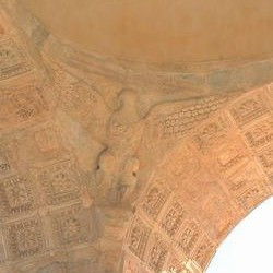 Lepcis, Arch of Septimius Severus, inside, eagle
