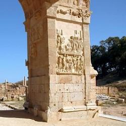 Lepcis, Arch of Septimius Severus, inner decoration NW