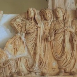Lepcis, Arch of Septimius Severus, inner decoration NW, upper register