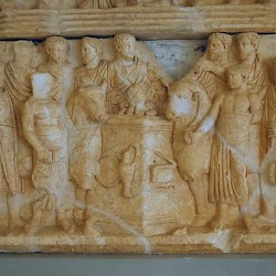 Lepcis, Arch of Septimius Severus, inner decoration NW, lower register