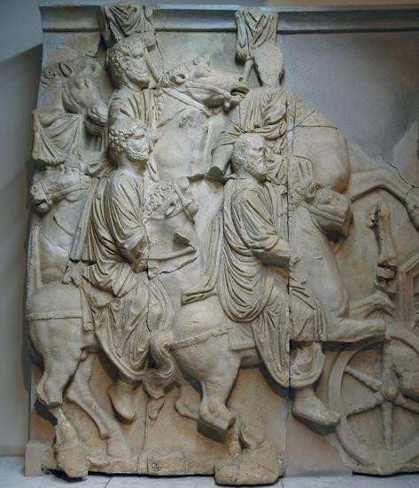 Lepcis, Arch of Septimius Severus, NW, frieze