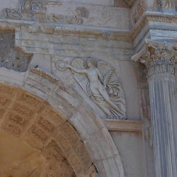 Lepcis, Arch of Septimius Severus, NW, Victoria