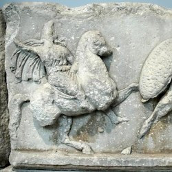 Halicarnassus, Mausoleum, Relief of an amazonomachy