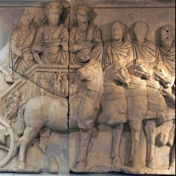 Arch of Septimius Severus, NW frieze, central scene
