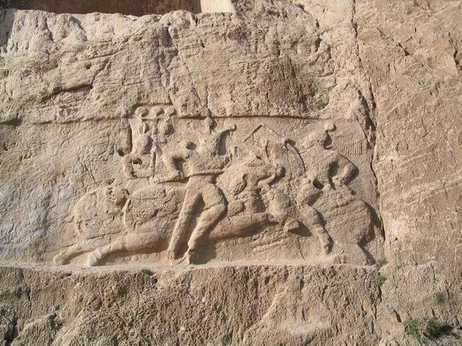 Naqš-e Rustam, 2d Relief of Bahram II