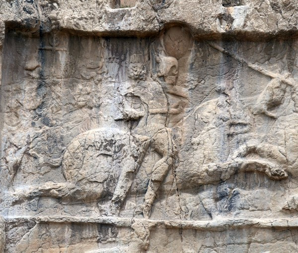 Naqš-e Rustam, 3d Relief of Bahram II, Bahram