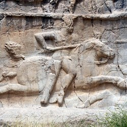 Naqš-e Rustam, 3d Relief of Bahram II, Bahram