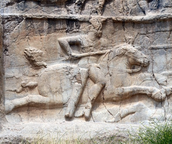 Naqš-e Rustam, 3d Relief of Bahram II, Bahram