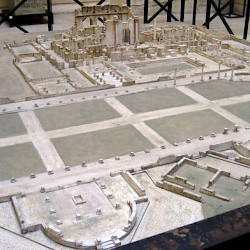 Lepcis Magna, Hadrianic Baths and Palaestra, model