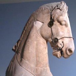 Halicarnassus, Mausoleum, Horse of the quadriga (by Pythis)