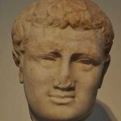 Smyrna, Portrait of Caligula, reworked to resemble Titus