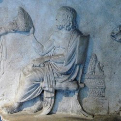 Smyrna, Relief with a tribute to Euripides