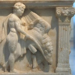Megiste, Bellerophon sarcophagus.