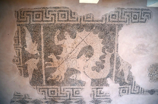New Paphos, House of Dionysus, Room 1, Hellenistic Mosaic of Scylla