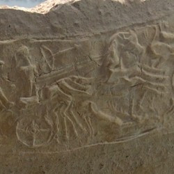 Maa, Late Bronze pithos decoration: chariot