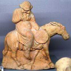 Soli, Figurine of a satyr on a donkey
