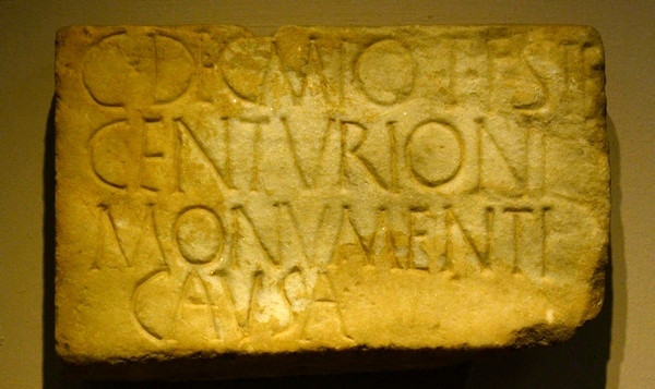 Pegeia, inscription of Decmius