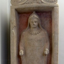 Salamis, Relief of a Byzantine lady