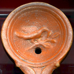 Nicosia, Roman Oil Lamp with Bird