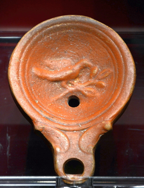Nicosia, Roman Oil Lamp with Bird