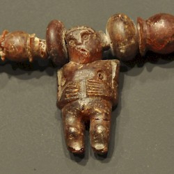 Vetulonia, Necropolis Poggio alla Guardia, Necklace, detail