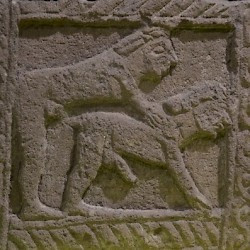 Tarquinii, Relief with an erotic scene