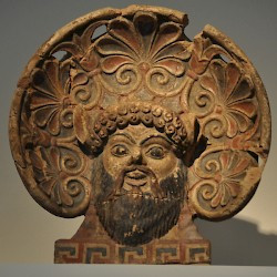Caere, Etruscan antefix (silenus)