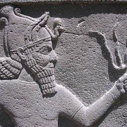 Gözlühöyük, Neo-Hittite storm god with an Assyrian beard